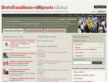 Tablet Screenshot of droitstravailleursmigrants.net